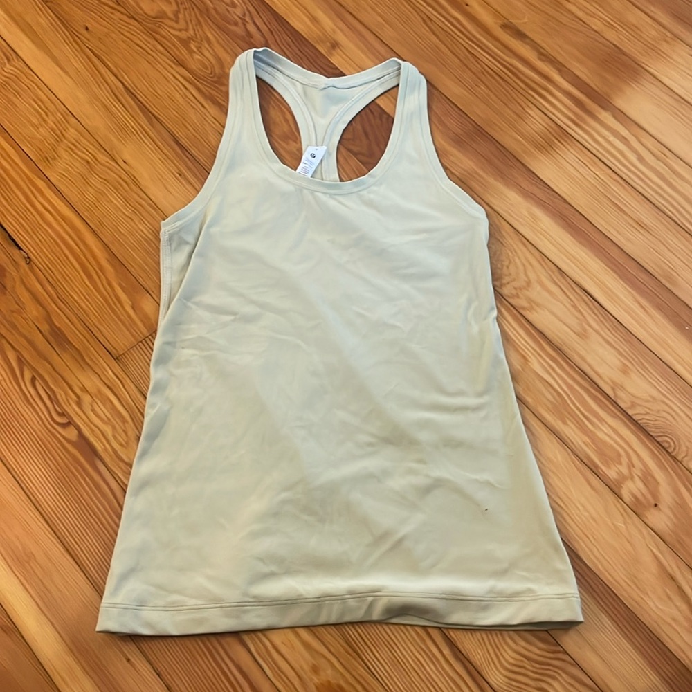 Lululemon light green align fabric tank top